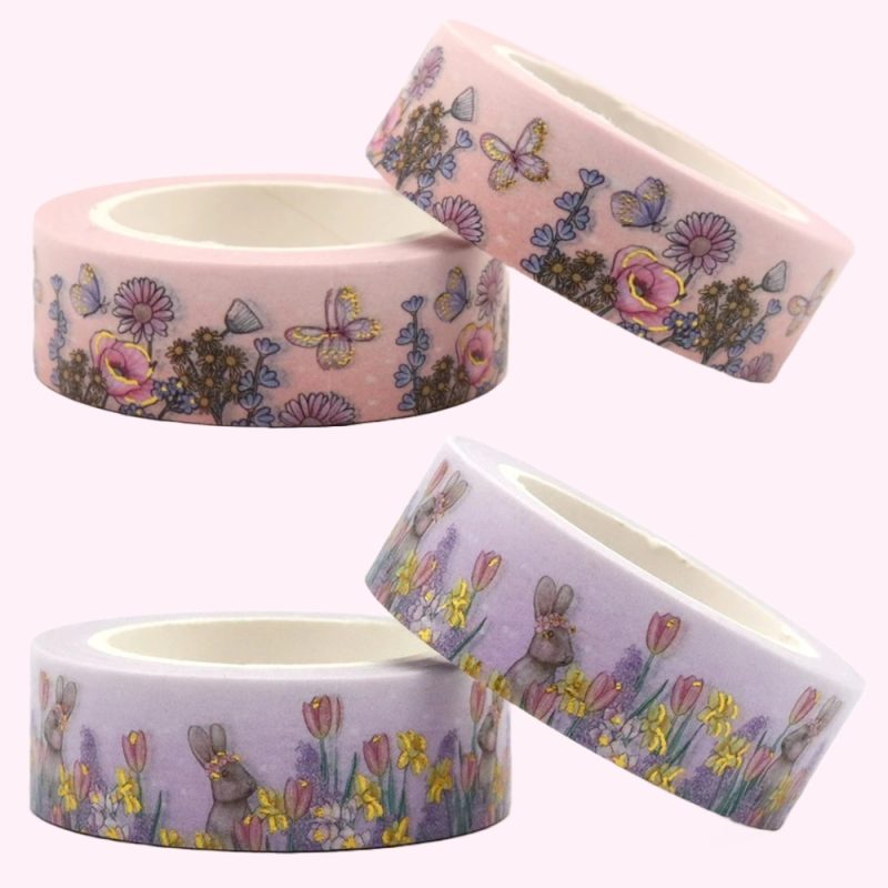 Cute Spring Garden Washi Tape Set