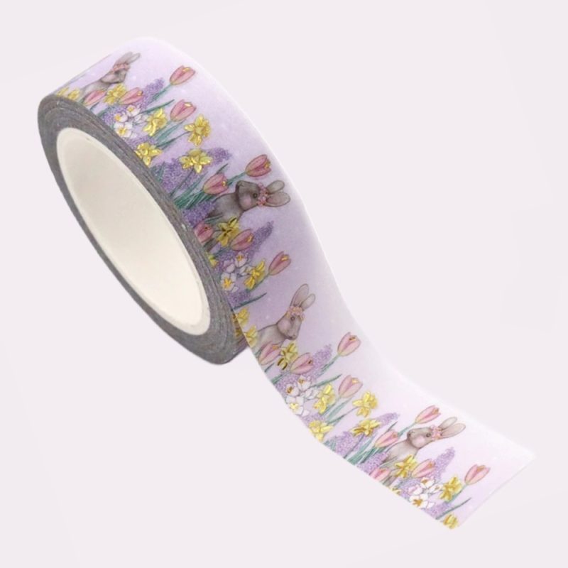Cute Pastel Flower Garden Washi Tape