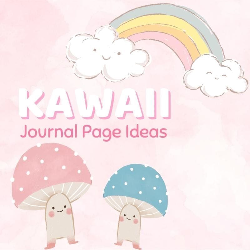 Kawaii Bujo Calendar Page Layout Inspiration