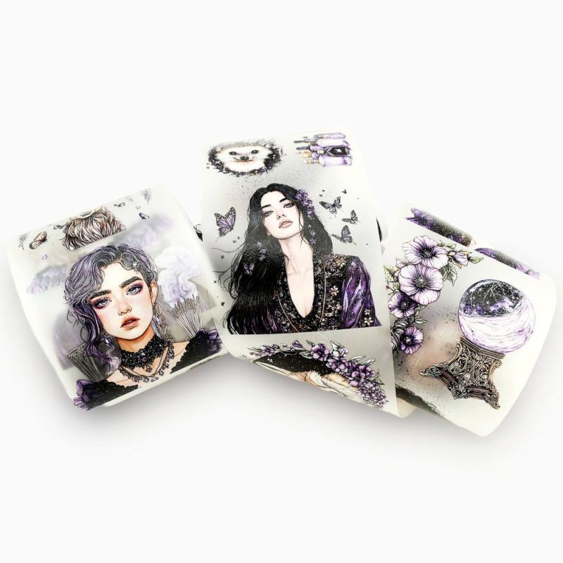 Purple Witch PET Washi Tape