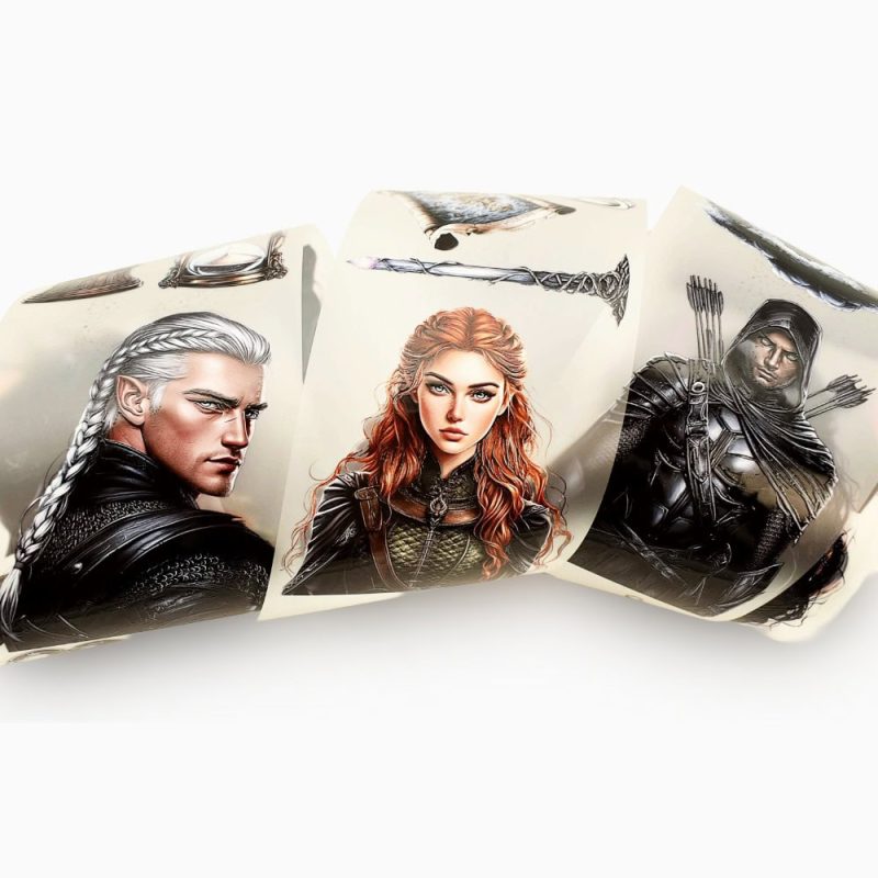 Fierce Fantasy Warriors PET Washi Tape