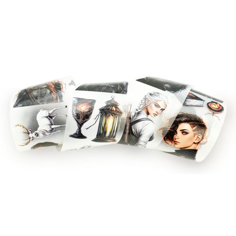 Fierce Fantasy Warriors PET Washi Tape