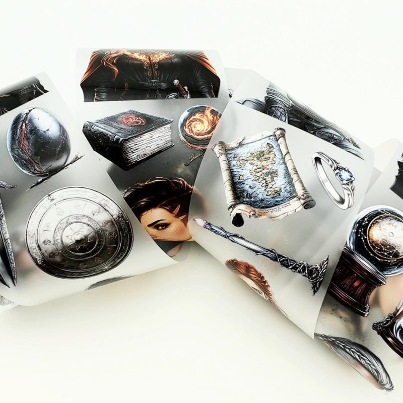 Fierce Fantasy Warriors PET Washi Tape